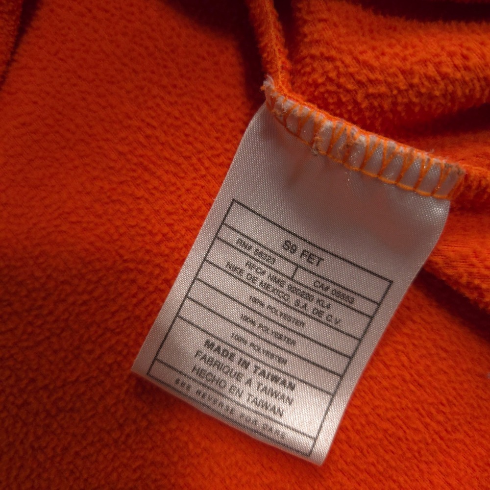 Vintage Nike Fleece Sweatshirt Mens XXL Orange Swoosh Crewneck Athletic 90s Y2K - Picture 8 of 8